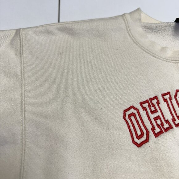 Vintage Ohio State Buckeyes 1997 Rose Bowl Sweatshirt Large 21.5x27 Embroidered - Picture 4 of 14